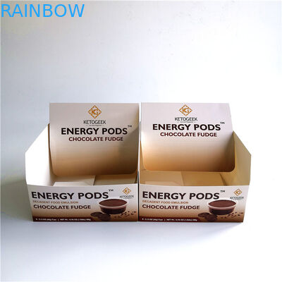 جعبه مقوایی دوستانه Kraft Kraft ، جعبه نمایشگر Coldable Show شکلات