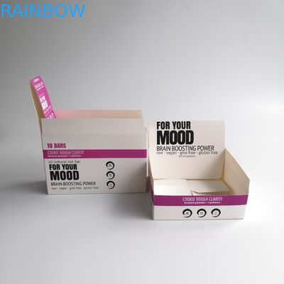 بسته بندی خرده فروشی جعبه بسته بندی مقوایی دوستانه سازگار با محیط زیست Kraft ، بسته بندی شده برای شکلات