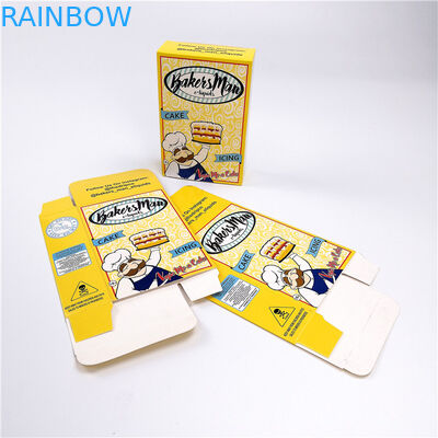 جعبه های کاغذی چاپی سفارشی راه راه دار CMYK Color برای بسته بندی بیرونی مواد غذایی