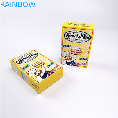 جعبه های کاغذی چاپی سفارشی راه راه دار CMYK Color برای بسته بندی بیرونی مواد غذایی