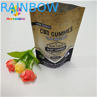 Doypack k آلومینیوم فویل کیسه حق بیمه CBD کنف گل چای بسته بندی بوی ضد کیف کودکان مقاوم در برابر