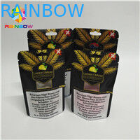 Doypack k آلومینیوم فویل کیسه حق بیمه CBD کنف گل چای بسته بندی بوی ضد کیف کودکان مقاوم در برابر