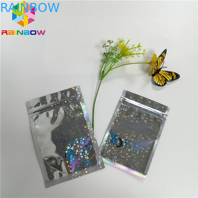 کیسه میلر کیسه ایستاده اسپوت کیسه ای فویل شفاف جلو سه طرف مهر و موم گرما