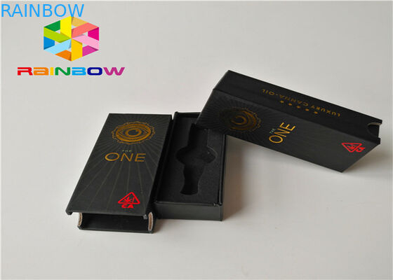 جعبه نمایشگر خرده فروشی راه راه کاغذ بازیافت شده برای بخار Vape E- مایع E- آب