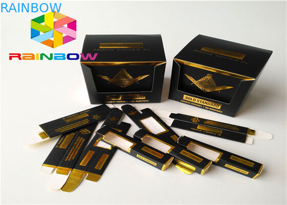 جعبه نمایشگر خرده فروشی راه راه کاغذ بازیافت شده برای بخار Vape E- مایع E- آب