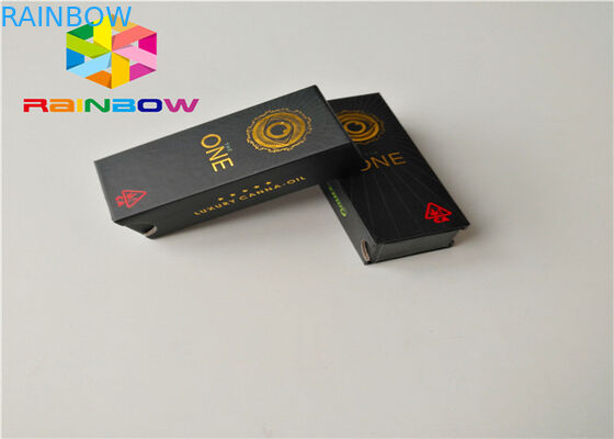 بسته بندی جعبه کاغذ با طول عمر طولانی بسته بندی 0.5 میلی لیتر - 30 میلی لیتر CBD بسته بندی بطری روغن Dropper