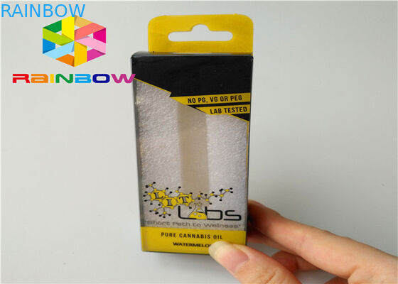بسته بندی جعبه کاغذ با طول عمر طولانی بسته بندی 0.5 میلی لیتر - 30 میلی لیتر CBD بسته بندی بطری روغن Dropper