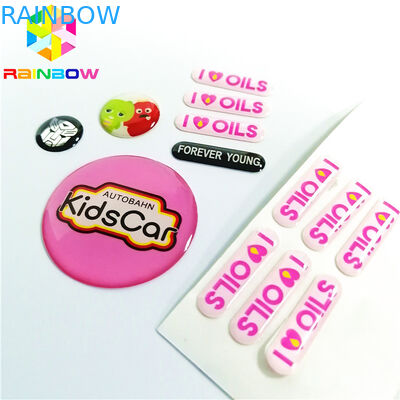 چاپ برچسب های آستین برش مواد Epoxy با گوشه مستقیم Die Cut