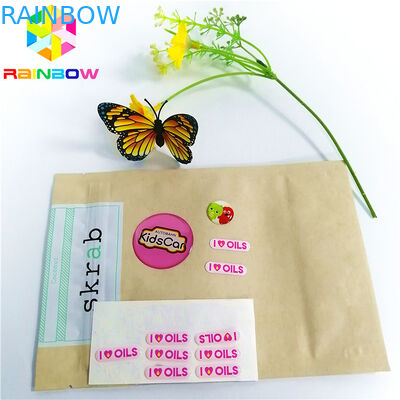 چاپ برچسب های آستین برش مواد Epoxy با گوشه مستقیم Die Cut