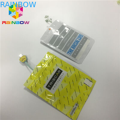 کیسه های بسته بندی فویل بسته بندی شده حرارتی چاپ سفارشی یک طرفه شفاف قابل تحقیق