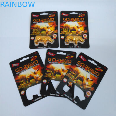 استفاده از سخت افزار بسته بندی کارت تاول برو کاغذ بازیافتی ظروف کپسول سوراخ RHINO