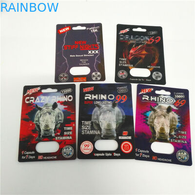 استفاده از سخت افزار بسته بندی کارت تاول برو کاغذ بازیافتی ظروف کپسول سوراخ RHINO