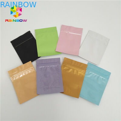 بسته بندی کیسه ای فویل 3 اینچی 4 اینچی بسته بندی آلومینیوم مواد غذایی درجه گرمای مهر و موم ISO 9001 تصویب