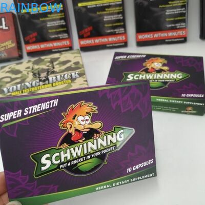 جعبه های سفارشی تاشو بسته بندی 300gsm مقوا 7 جعبه قرص 2 روزه