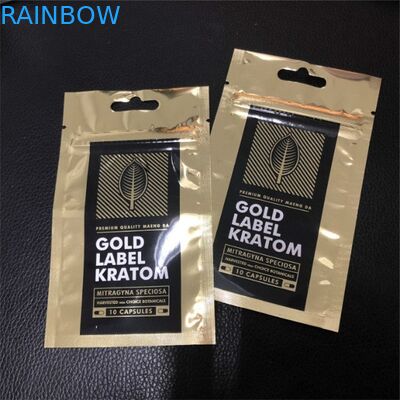 کیسه های پلاستیکی سه طرف مهر و موم بسته بندی کیسه های بسته بندی آرم سفارشی چاپ شده است