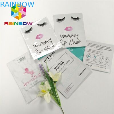 3 لایه ماسک لمینت شده با مایع ماسک کیسه ای زیبایی فویل آلومینیومی قابل طرح