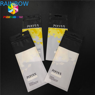 بوی اثبات لمینیت Mylar Ziplock Stand Up Pouches پاک کردن آرم چاپ سفارشی