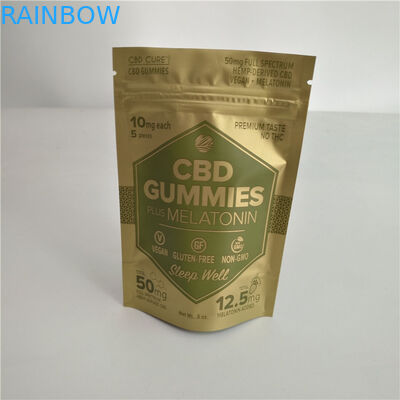 Mylar CBD Oil Swiss Weed Plastic Package Bag بسته بندی قابل استفاده مجدد زیپ برای edibles Cbd Sachet