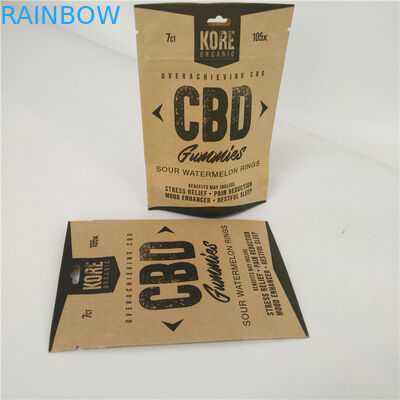 Mylar CBD Oil Swiss Weed Plastic Package Bag بسته بندی قابل استفاده مجدد زیپ برای edibles Cbd Sachet