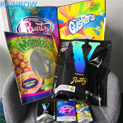 بوی اثبات پلاستیک ایستاده کیسه گل کیسه های بسته بندی Mylar قابل تحقیق