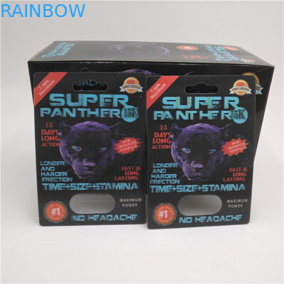 اسلاید درج بسته بندی کارت بسته بندی مواد PET برای قرص های تقویت کننده نر