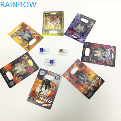 RHINO 8/11/25 نمایشگر بسته بندی کارت قرص تقویت کننده عملکرد قرص قرص 3 بعدی ظروف خالی