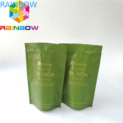 روکش پلاستیکی روکش شده با روکش فویل ، بسته بندی مراقبت از پوست ، حمام نمکی ، بسته بندی شده ، چاپ گراور