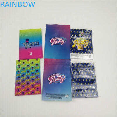 بسته بندی Ziplock کیسه های پلاستیکی Mylar مواد غذایی درجه مواد پودر / قرص / کنف