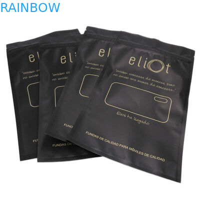 بسته بندی موردی گوشی هدفونی کیسه های Gusset پایین ، پلاستیک Ziplock اندازه سفارشی