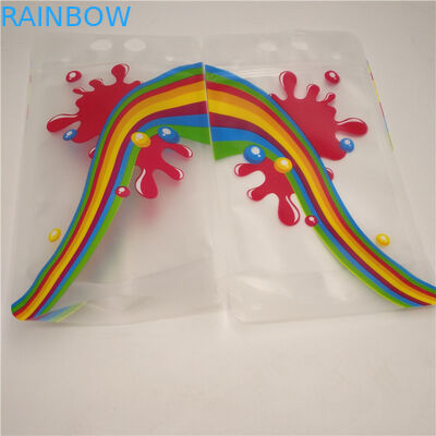 کیسه های شیر آب زیر شیرین ، کیسه های فویل بسته شده با بادگیر را با دستگیره پاک کنید