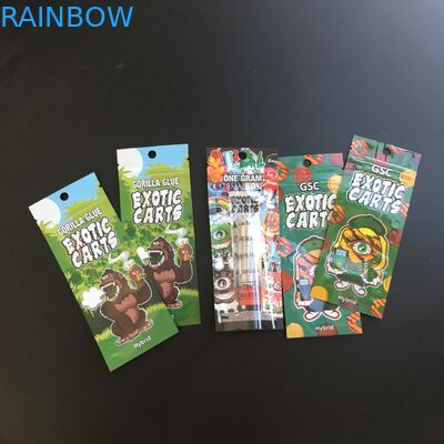 کیسه های پلاستیکی فویل Mylar بسته بندی زیپ چاپ بسته بندی شده برای دستمال توتون و تنباکو سیگار