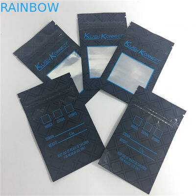 کوکی های قابل تحقیق سه کیسه مهر و موم شده Mylar Ziplock کیسه چاپ Rotogravure