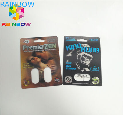 بسته بندی کارت حباب کپسول بسته بندی کارت قرص های جنسی Tiller Power 69 7 3D 6000