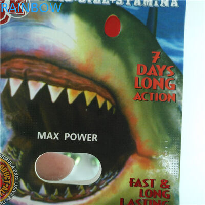 بسته بندی کارت قرص تاول بسته بندی قرص های تقویت کننده نر با گلوله پلاستیکی