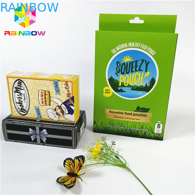 چاپ براق داغ براق آرم با نام تجاری OEM جعبه کاغذ چاپ شده هدیه لوازم آرایشی و بسته بندی مژه های جعبه کارت بسته بندی