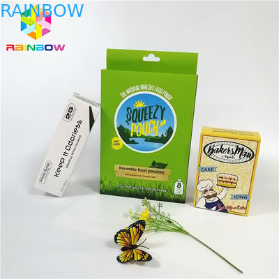 براق و براق آرم طراحی نصب شده جعبه کاغذ چاپ کارت جعبه هدیه لوازم آرایشی و بسته بندی مژه جعبه کارت بسته بندی