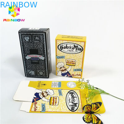 جعبه های کاغذ دیواری UV آرم های رنگی کامل با جعبه بسته بندی لوازم آرایشی و هدیه بطری حلق آویز