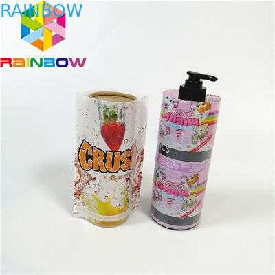 چاپ سفارشی برچسب های آستین کوچک پلاستیک PET / PVC سطح لمینیت براق