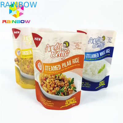 کیسه های پخت و پز Fleixble Stand Up Pouch بسته بندی شده وکیوم سفارشی اندازه سفارشی