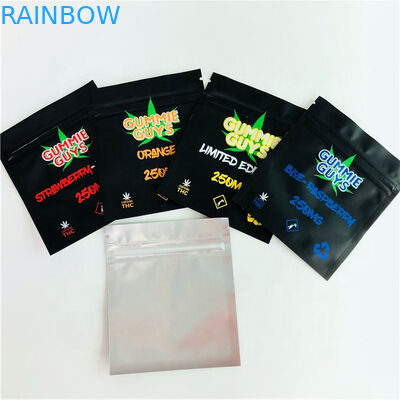 بوی اثبات بسته بندی بخور دادن گیاهی Mylar Foil Pouches 1 / 4oz 1 / 2oz 1oz