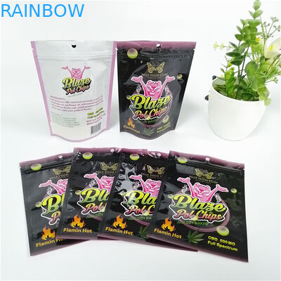 بسته بندی فویل آلومینیومی Rotogravure بسته بندی Mylar Pre Roll Bags مانع بسته بندی مواد غذایی