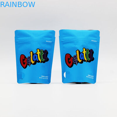 CBD Runtz کوکی های بسته بندی شده Ziplock قابل بسته بندی Mylar Pouch کیسه MOPP / VMPET / PE مواد