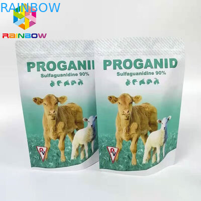 بسته بندی داروی حیوانات محلول پودر محلول اکسیتراسایکلین با وزن 50 گرم 100 گرم 100 گرم