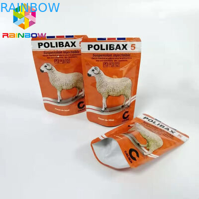 کیسه فویل آلومینیومی پایین Gusset ، کیسه های خوراک دام برای بسته بندی مواد غذایی قابل تحقیق برای حیوانات