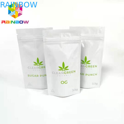 بسته بندی کیسه های چای صبح ، ایستاده تا کیسه های سفارشی براق گواهینامه FDA