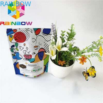 بسته بندی کیسه فویل آلومینیومی بسته بندی شده بوفه ای Mylar Plastic Zip Lock برای قهوه