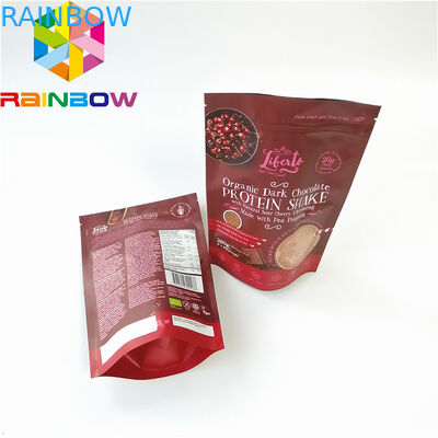 بسته بندی کیسه فویل آلومینیومی بسته بندی شده بوفه ای Mylar Plastic Zip Lock برای قهوه