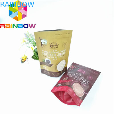 بسته بندی کیسه فویل آلومینیومی بسته بندی شده بوفه ای Mylar Plastic Zip Lock برای قهوه