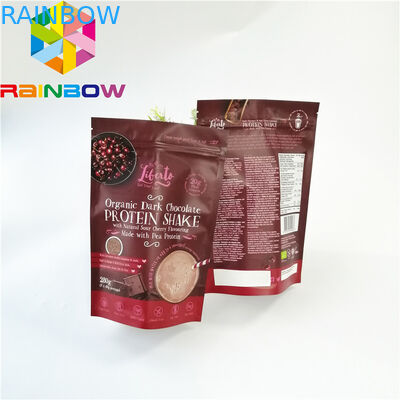 کیسه بسته بندی مواد غذایی قابل استفاده مجدد قابل استفاده مجدد سه کیسه بخاری مهر و موم شده چاپ سطح براق