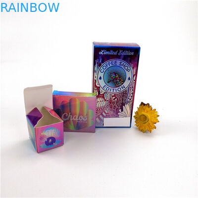 بسته بندی زیبایی رنگی مژه در هر جعبه هدیه نوع هولوگرام Shinny سفارشی
